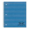 1-Subject Wirebound Notebook, 3-Hole Punched, Medium/College Rule, Randomly Assorted Front Covers, 11 x 8.88, 80 Sheets2