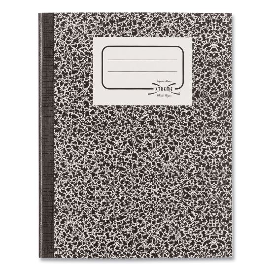 Composition Book, Wide/Legal Rule, Black Marble Cover, 10 x 7.88, 80 Sheets1