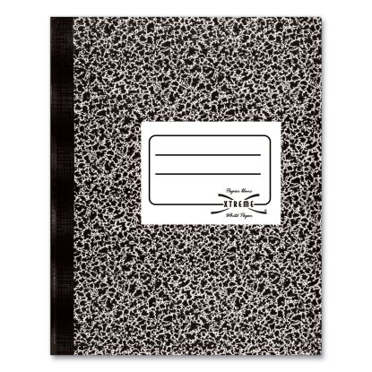 Composition Book, Medium/College Rule, Black Marble Cover, 11 x 8.38, 80 Sheets1
