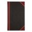 Texthide Eye-Ease Record Book, Black/Burgundy/Gold Cover, 14.25 x 8.75 Sheets, 300 Sheets/Book1