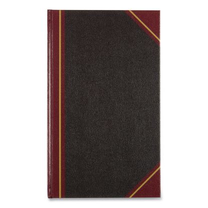 Texthide Record Book, 1 Subject, Medium/College Rule, Black/Burgundy Cover, 14 x 8.5, 500 Sheets1
