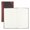 Texthide Record Book, 1 Subject, Medium/College Rule, Black/Burgundy Cover, 14 x 8.5, 500 Sheets2
