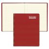 Red Vinyl Series Journal, 1 Subject, Medium/College Rule, Red Cover, 10 x 7.75, 300 Sheets2