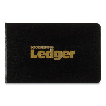 Four-Ring Ledger Binder Kit with A-Z Index, Black Cover, 8.5 x 5 Debit-Credit-Balance Sheets, 100 Sheets/Book1