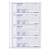 Money Receipt Book, Three-Part Carbonless, 7 x 2.75, 4/Page, 100 Forms1