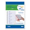 Money Receipt Book, Three-Part Carbonless, 7 x 2.75, 4/Page, 100 Forms2