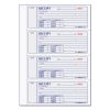Money Receipt Book, Three-Part Carbonless, 7 x 2.75, 4/Page, 200 Forms1