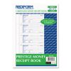 Money Receipt Book, Three-Part Carbonless, 7 x 2.75, 4/Page, 200 Forms2