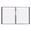 NotePro Notebook, 1 Subject, Medium/College Rule, Black Cover, 11 x 8.5, 100 Sheets2