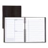 NotePro Undated Daily Planner, 10.75 x 8.5, Black Cover, Undated1