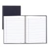 Business Notebook with Self-Adhesive Labels, 1 Subject, Medium/College Rule, Blue Cover, 9.25 x 7.25, 192 Sheets2
