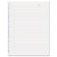 MiracleBind Ruled Paper Refill Sheets for all MiracleBind Notebooks and Planners, 11 x 9.06, White/Blue Sheets, Undated1