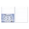 MiracleBind Ruled Paper Refill Sheets for all MiracleBind Notebooks and Planners, 11 x 9.06, White/Blue Sheets, Undated2