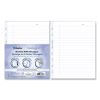 MiracleBind Ruled Paper Refill Sheets for all MiracleBind Notebooks and Planners, 9.25 x 7.25, White/Blue Sheets, Undated2
