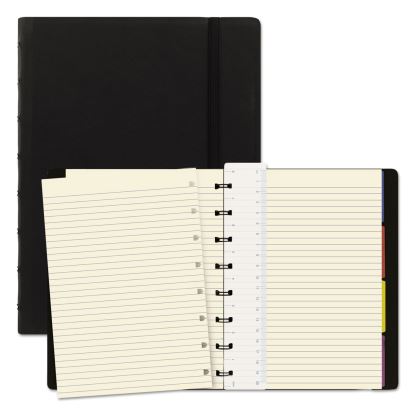 Notebook, 1 Subject, Medium/College Rule, Black Cover, 8.25 x 5.81, 112 Sheets1