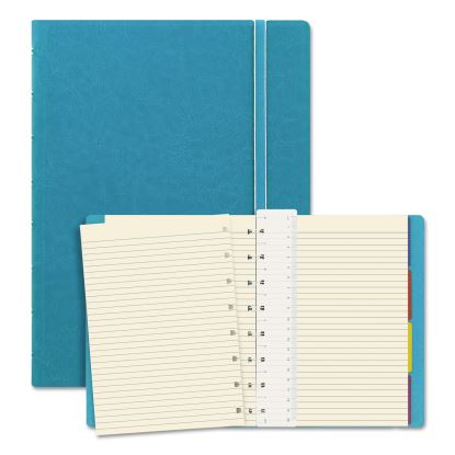 Notebook, 1 Subject, Medium/College Rule, Aqua Cover, 8.25 x 5.81, 112 Sheets1