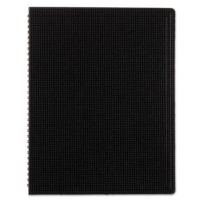 Duraflex Poly Notebook, 1 Subject, Medium/College Rule, Black Cover, 11 x 8.5, 80 Sheets1