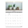 12-Month Wall Calendar, Succulent Plants Photography, 12 x 17, White/Multicolor Sheets, 12-Month (Jan to Dec): 20222