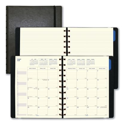 Soft Touch 17-Month Planner, 10.88 x 8.5, Black Cover, 17-Month (Aug to Dec): 2021 to 20221