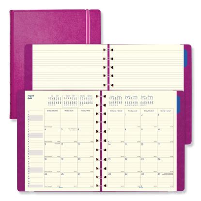 Soft Touch 17-Month Planner, 10.88 x 8.5, Fuchsia Cover, 17-Month (Aug to Dec): 2021 to 20221