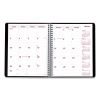 Essential Collection 14-Month Ruled Monthly Planner, 8.88 x 7.13, Black Cover, 14-Month (Dec to Jan): 2022 to 20242