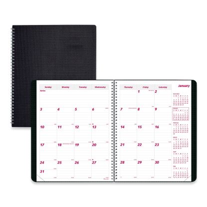 DuraFlex 14-Month Planner, 11 x 8.5, Black Cover, 14-Month (Dec to Jan): 2022 to 20241