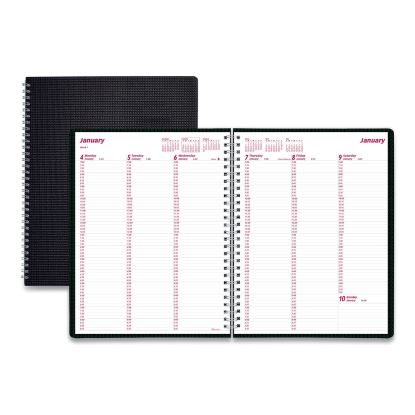 DuraFlex Weekly Planner, 11 x 8.5, Black Cover, 12-Month (Jan to Dec): 20231