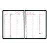 DuraFlex Weekly Planner, 11 x 8.5, Black Cover, 12-Month (Jan to Dec): 20232