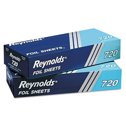 Pop-Up Interfolded Aluminum Foil Sheets, 12 x 10.75, Silver, 200/Box, 12 Boxes/Carton1