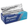 Interfolded Aluminum Foil Sheets, 12 x 10.75, Silver, 500/Box, 6 Boxes/Carton1