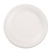 Soak Proof Tableware, Foam Plates, 8.88" dia, White, 100/Pack2