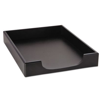 Wood Tones Desk Tray, 1 Section, Letter Size Files, 8.5" x 11", Black1