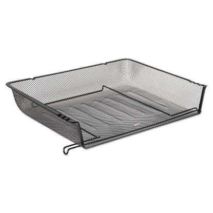 Mesh Stacking Side Load Tray, 1 Section, Letter Size Files, 14.25" x 10.13" x 2.75", Black1
