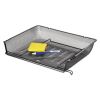 Mesh Stacking Side Load Tray, 1 Section, Letter Size Files, 14.25" x 10.13" x 2.75", Black2
