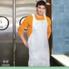 Poly Apron, 28 x 46,  One Size Fits All, White, 100/Pack, 10 Packs/Carton2