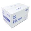 Baby Wipes Tub, White, 80/Tub, 12/Carton1