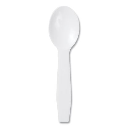 Polystyrene Taster Spoons, White, 3000/Carton1