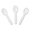 Polystyrene Taster Spoons, White, 3000/Carton2
