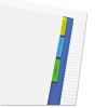 Write-On Index Tabs, 1/5-Cut, Assorted Colors, 2" Wide, 30/Pack2
