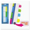 Write-On Index Tabs, 1/5-Cut, Assorted Colors, 2" Wide, 48/Pack2