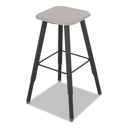 AlphaBetter Adjustable-Height Student Stool, Backless, Supports Up to 250 lb, 35.5" Seat Height, Black1