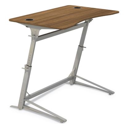 Verve Standing Desk, 47.25" x 31.75" x 36" to 42", Walnut1