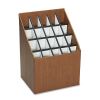 Corrugated Roll Files, 20 Compartments, 15w x 12d x 22h, Woodgrain2