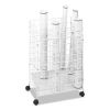 Wire Roll Files, 24 Compartments, 21w x 14.25d x 31.75h, White1