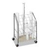 Wire Roll/Files, 20 Compartments, 18w x 12.75d x 24.5h, Gray1