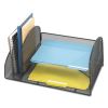 Desk Organizer, Two Vertical/Two Horizontal Sections, 17 x 10 3/4 x 7 3/4, Black2