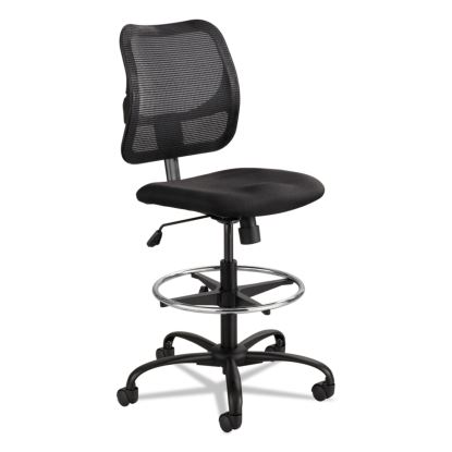 Vue Series Mesh Extended-Height Chair, Supports Up to 250 lb, 23" to 33" Seat Height, Black Fabric1
