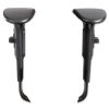 Adjustable T-Pad Arms for Alday and Vue Series Task Chairs, 3.5w x 10.5d x 14h, Black, 1 Pair2