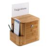 Bamboo Suggestion Boxes, 10 x 8 x 14, Natural2