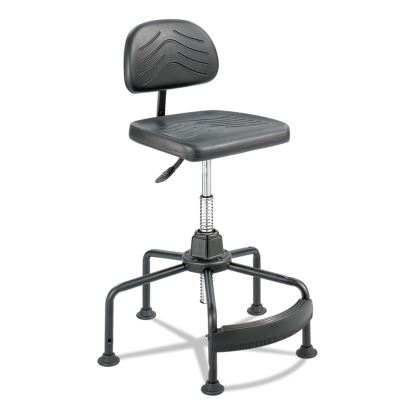 Task Master Economy Industrial Chair, Supports Up to 250 lb, 17" to 35" Seat Height, Black1